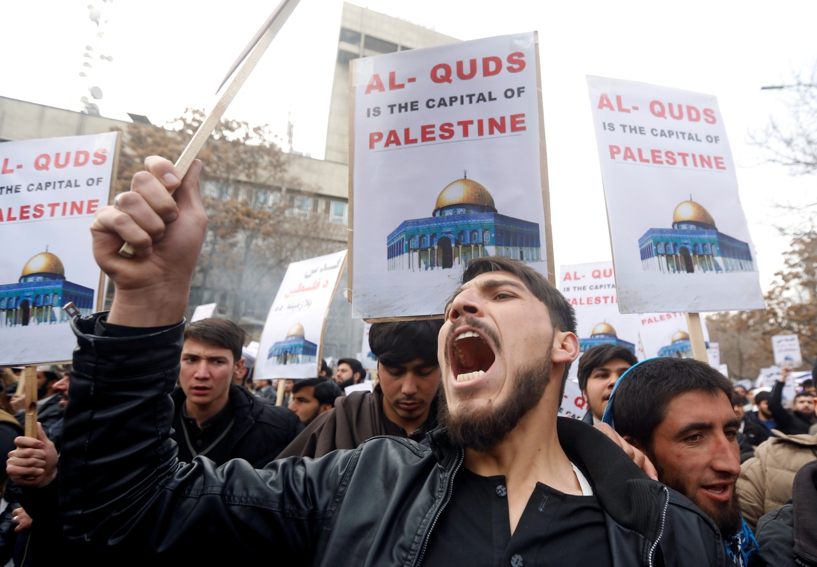Jerusalem Israel capital Palestinians protest Trump