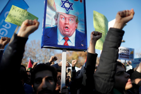 Jerusalem Israel capital Palestinians protest Trump