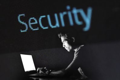 Cybersecurity stock image 