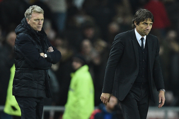 David Moyes and Antonio Conte