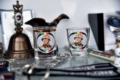 Mussolini shot glasses