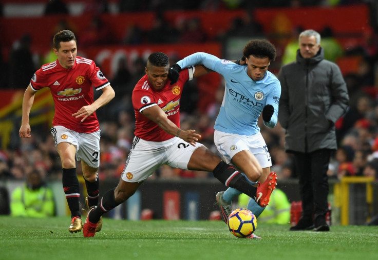 Antonio Valencia and Leroy Sane