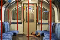 Asleep on the Tube
