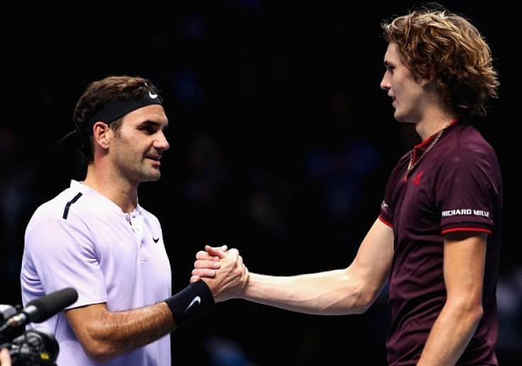 Roger Federer and Alexander Zverev