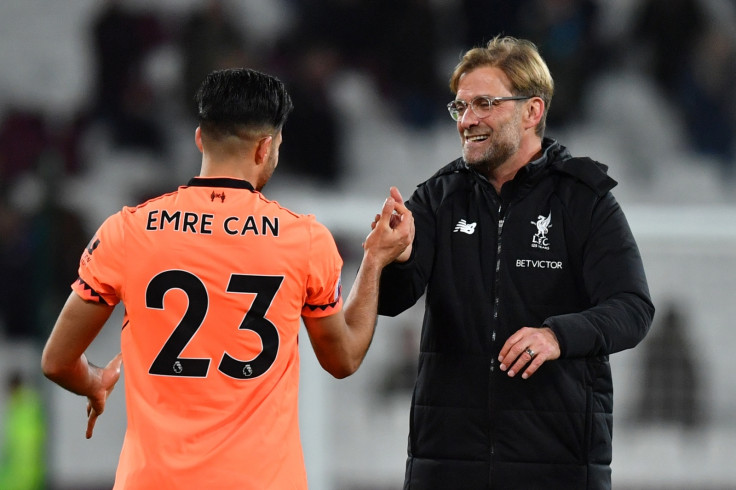 Emre Can and Jurgen Klopp