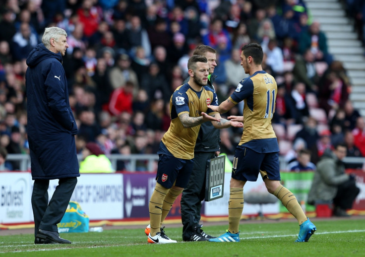 Jack Wilshere and Mesut Ozil