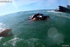 Dramatic Video Shows Deputy Rescue Man Thrown From Jet Ski  
