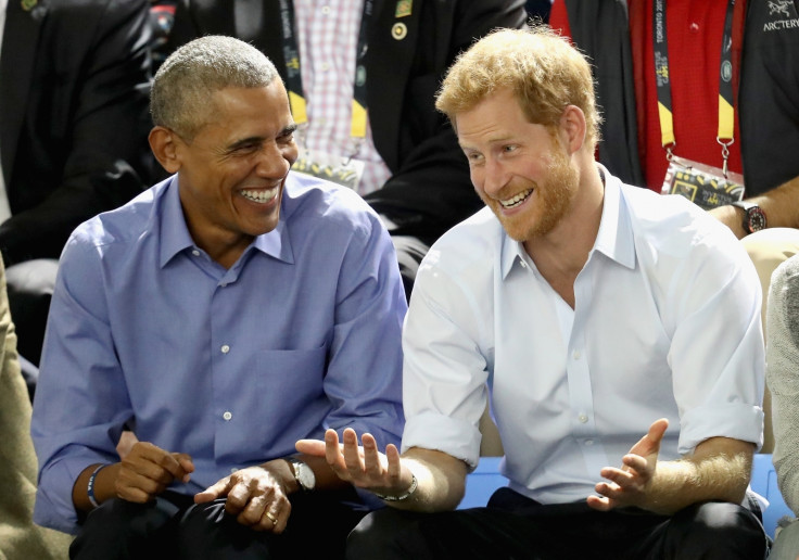 Prince Harry and Barack Obama