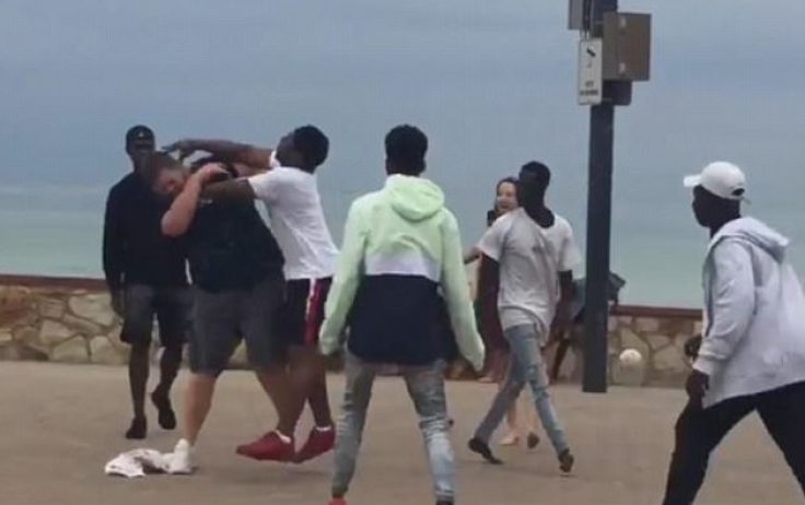 Glenelg Beach brawl