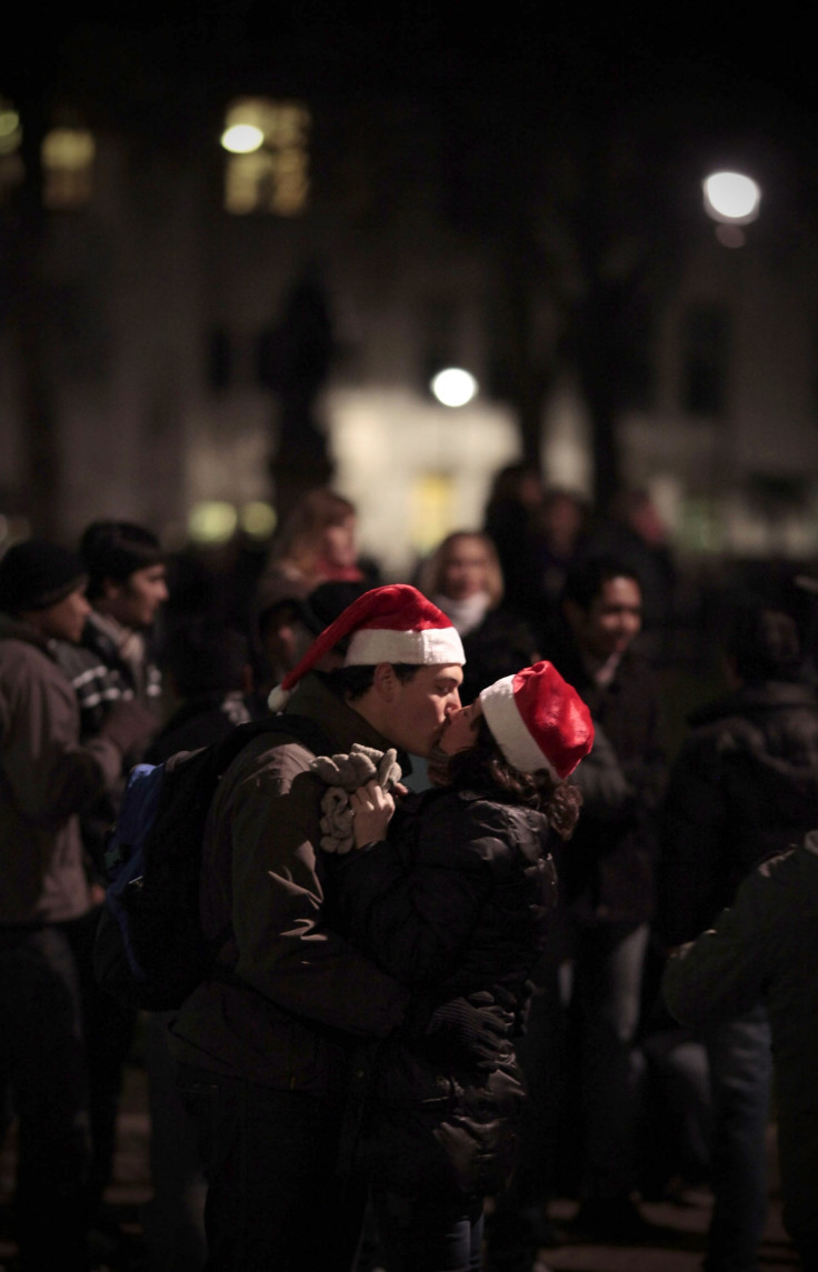 Christmas couple