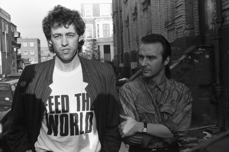 Bob Geldof and Midge Ure