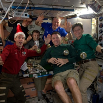 Christmas on Space Station