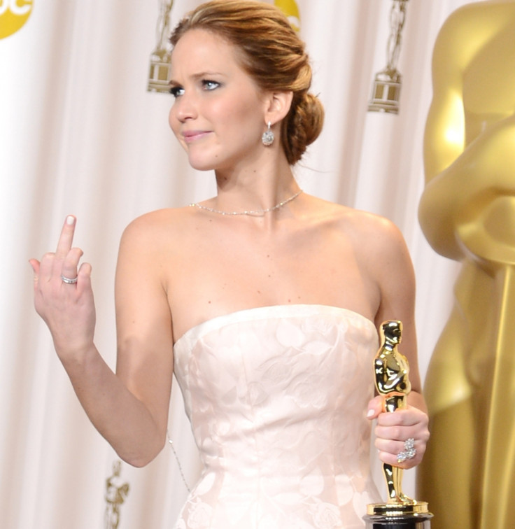 Jennifer Lawrence swearing