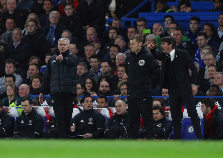 Antonio Conte and Jose Mourinho