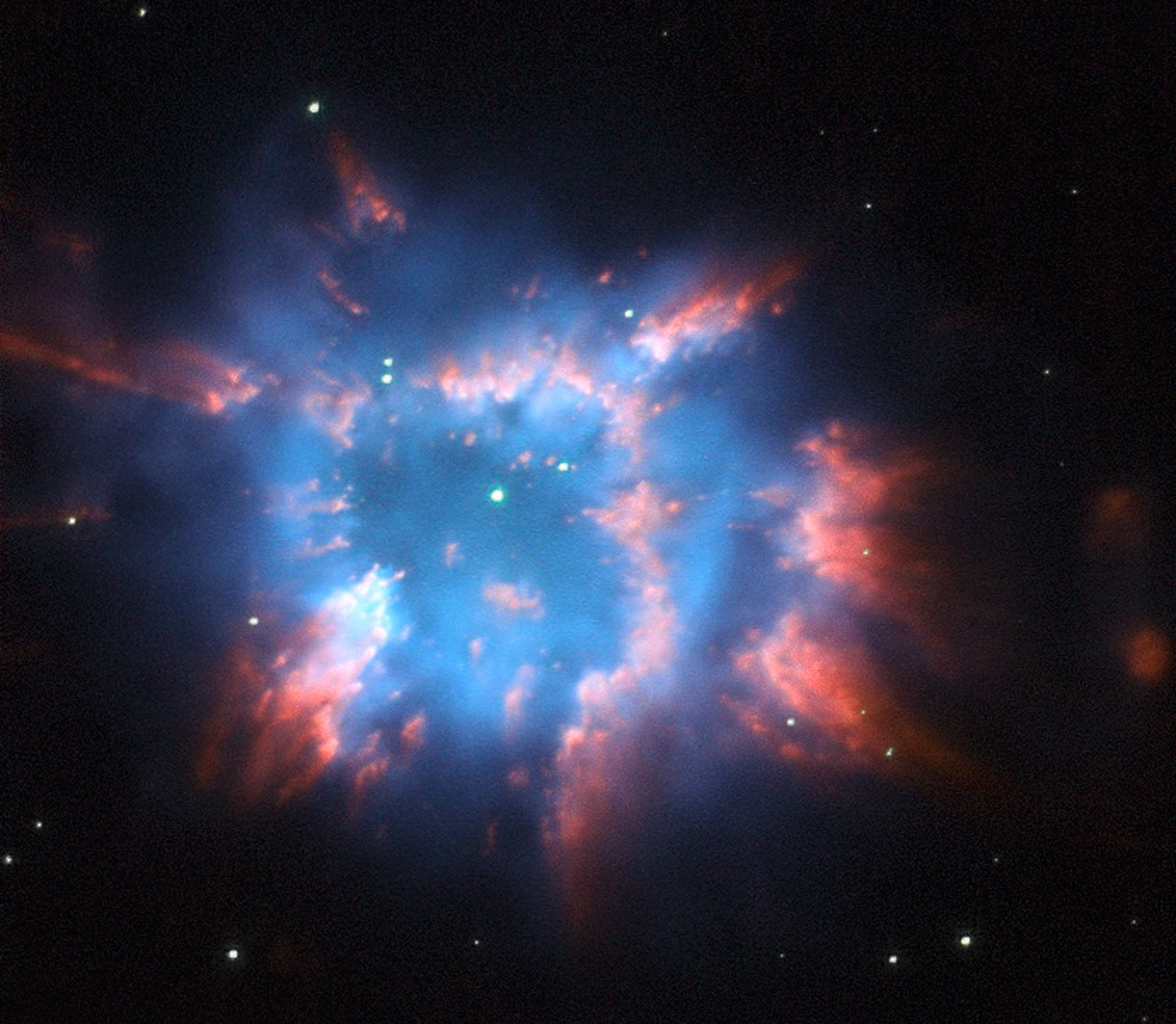 Hubble Captures Distant Nebula And Its Glowing Central Star In Stunning