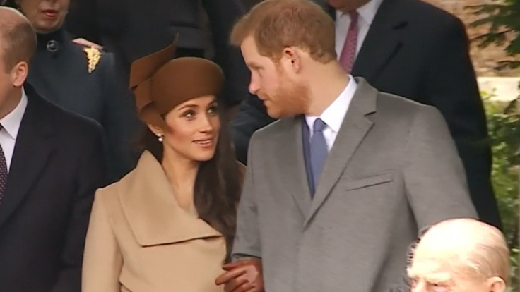 Meghan Markle And Prince Harry Greeted Well-wishers After Royal Family's Church Service At Sandringham