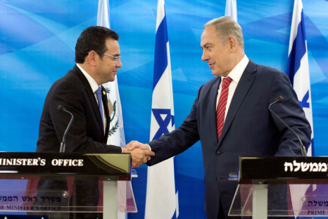 Jimmy Morales Benjamin Netanyahu Guatemala Israel