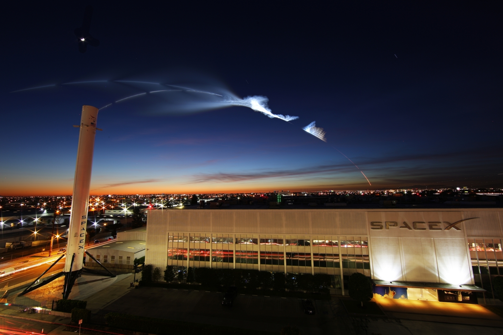 SpaceX Flacon 9 launch
