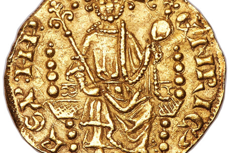 Henry III (1216-1272) gold Penny of 20 Pence ND (c. 1257)