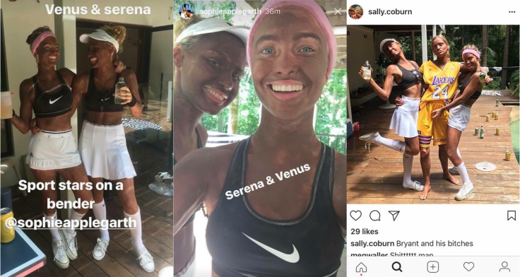 Sophie Applegarth Julie Iovenitti blackface