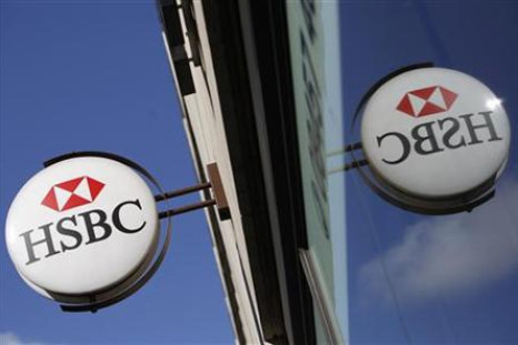 A branch of HSBC bank is seen in central London