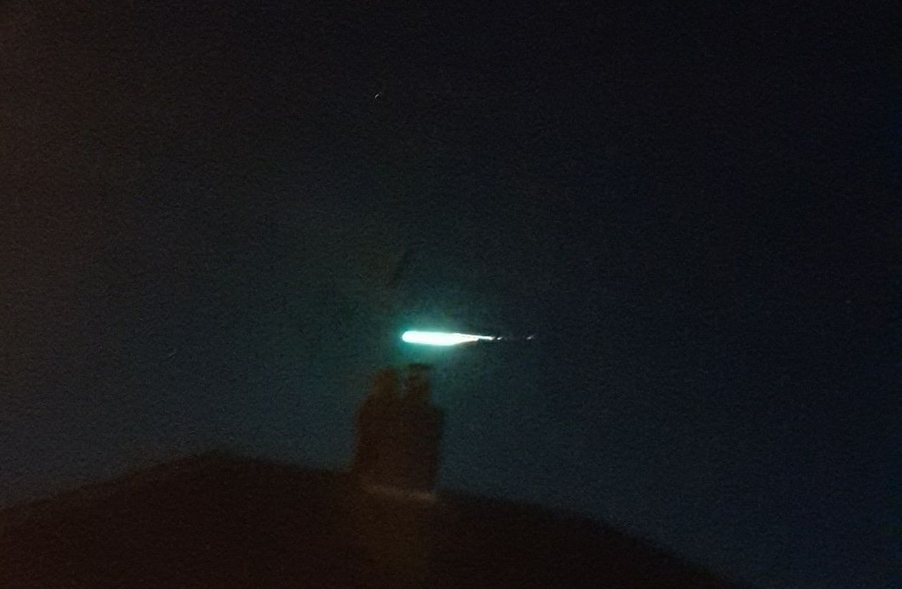 Watch the fiery green meteor that streaked across UK skies on New Year