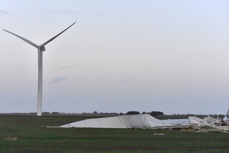 FRANCE STORM CARMEN WIND TURBINE