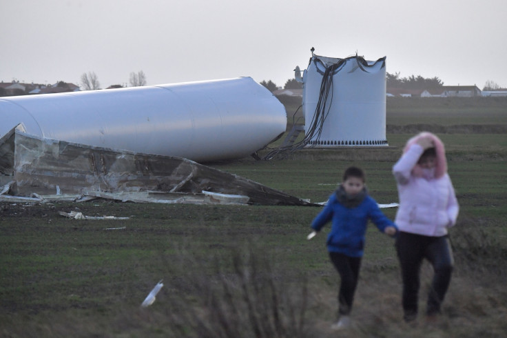 FRANCE STORM CARMEN WIND TURBINE