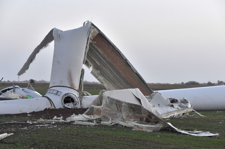 FRANCE STORM CARMEN WIND TURBINE