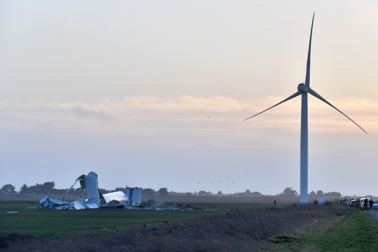 FRANCE STORM CARMEN WIND TURBINE