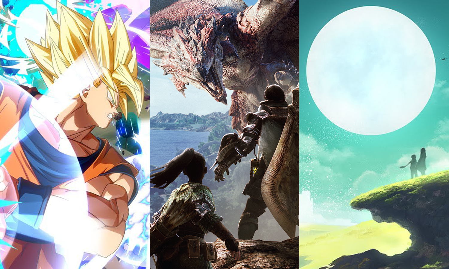 January 2018 Monster Hunter Dragon Ball FighterZ
