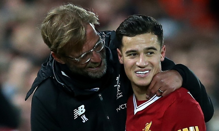 Jurgen Klopp and Philippe Coutinho