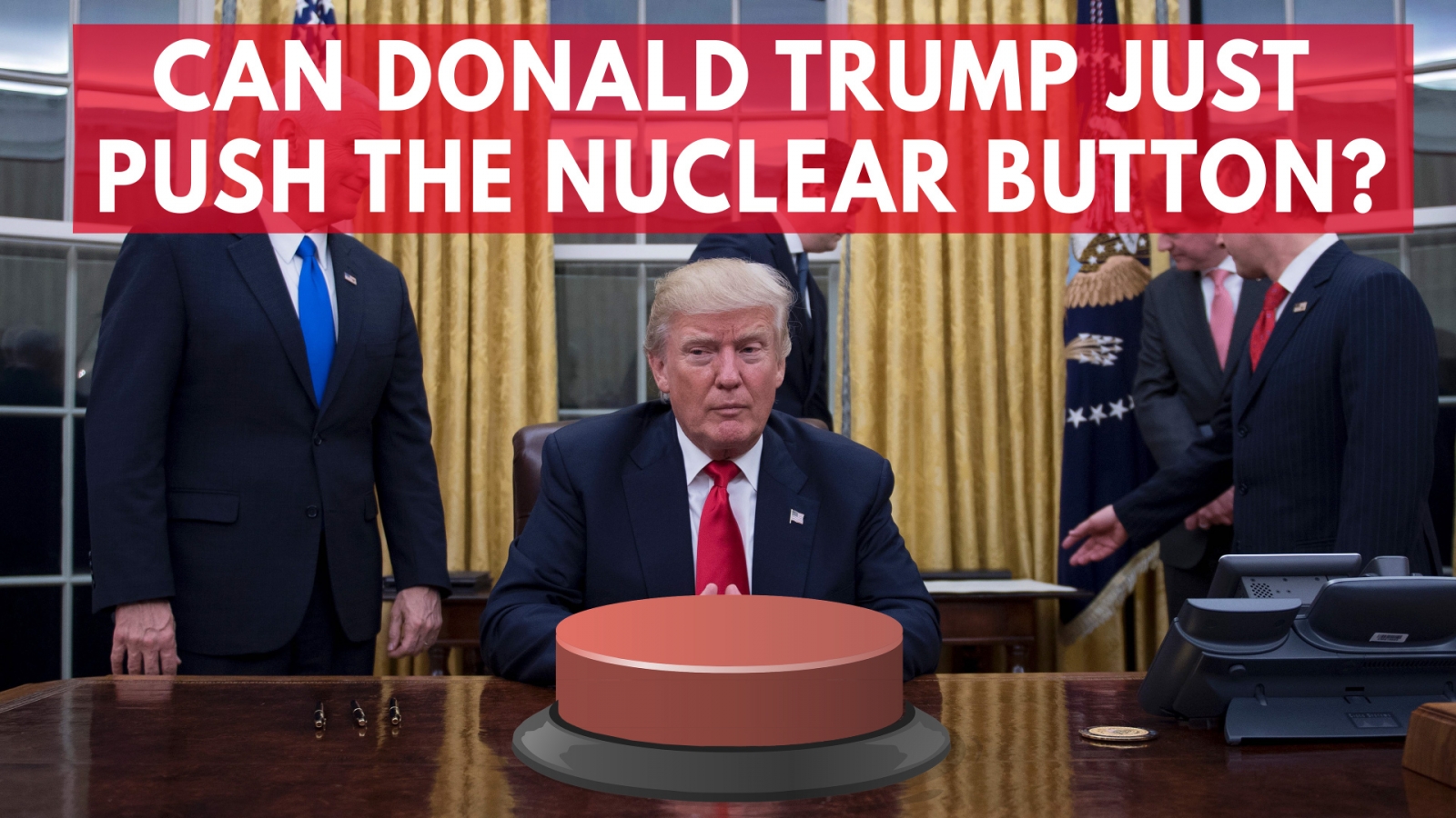 trump press the red button