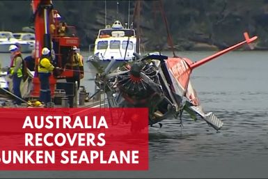 Sydney Seaplane Wreckage Raised From Riverbed