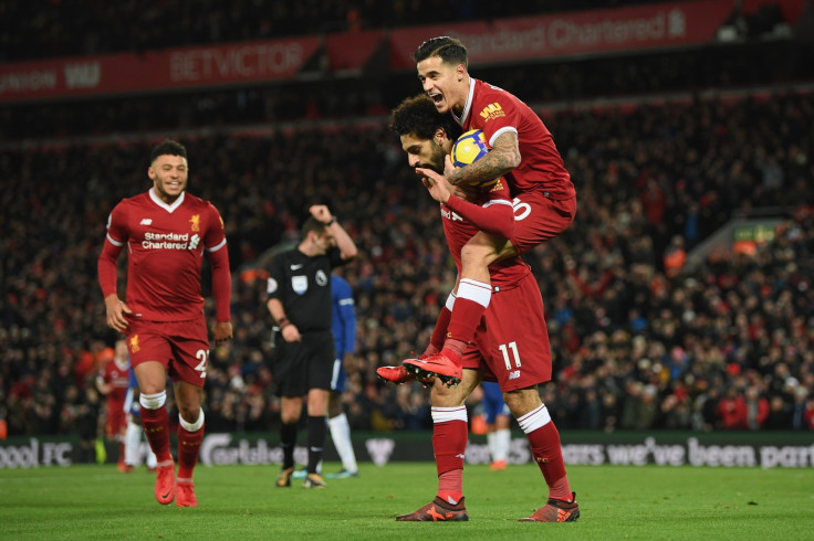 Philippe Coutinho and Mohamed Salah