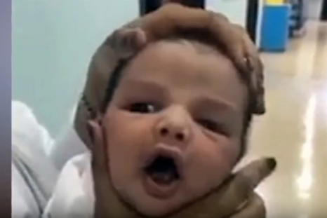 Saudi nurses squashed a newborn baby’s face 