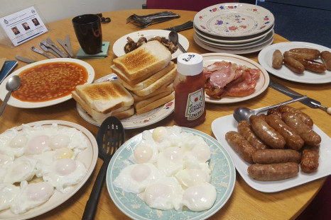 English breakfast fry-up