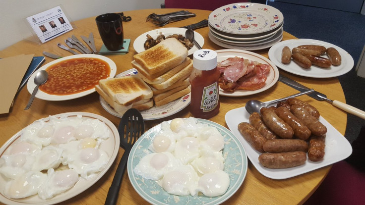 English breakfast fry-up
