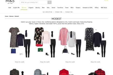 Marks and Spencer modest clothing