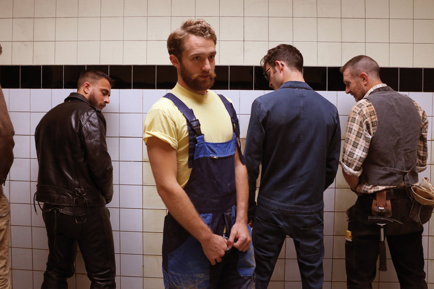 Gay cruising urinal