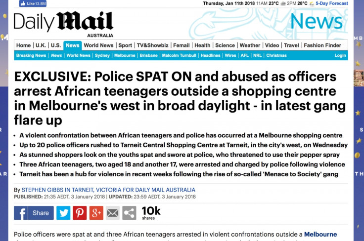 Daily Mail Melbourne