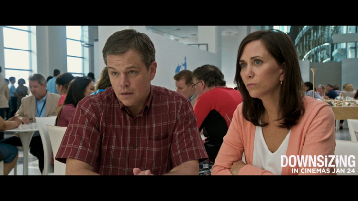 Downsizing exclusive clip: Matt Damon and Kristen Wiig become millionaires 