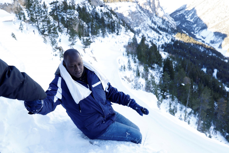 migrants Alps Italy France