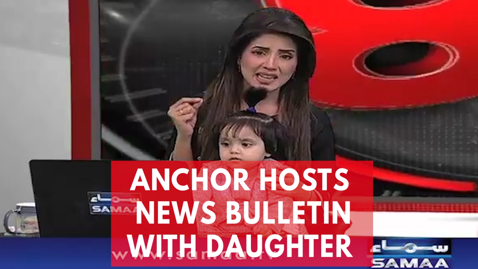 Young Teen Raped - TV anchor presents news with daughter on her lap to protest 8-year-old's  rape and murder