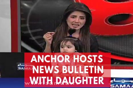 TV Anchor Presents News With Daughter On Her Lap To Protest 8-Year-Old's Rape And Murder