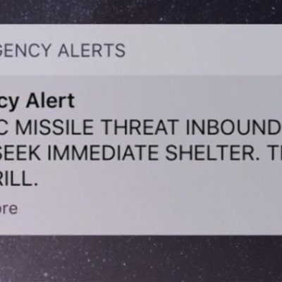 Hawaii residents fear for life as missile alert message is mistakenly sent out