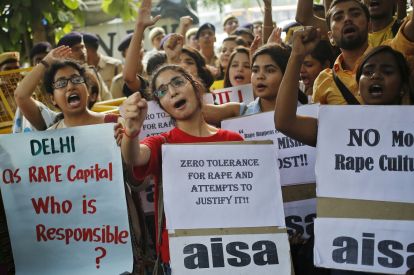 rape protest India 