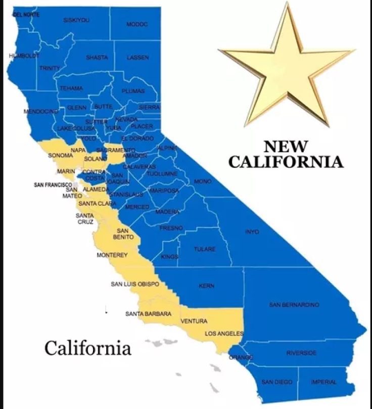 Proposed map of California