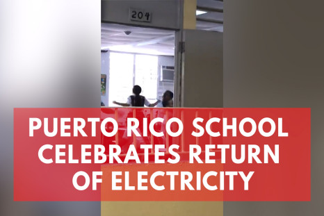 Puerto Rico School Shares Heartwarming Moment Electricity Is Restored After 112 Days