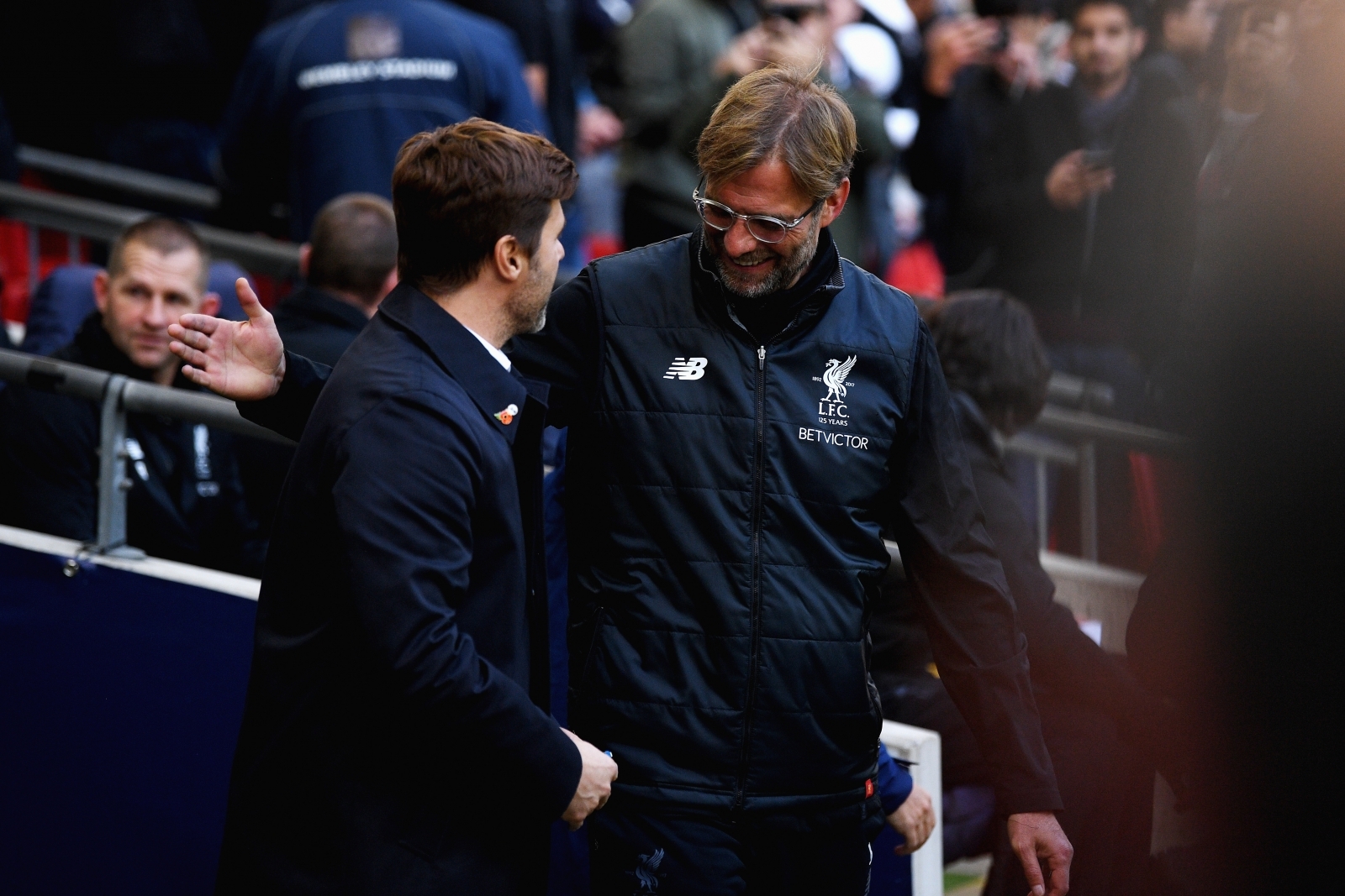 Mauricio Pochettino and Jurgen Klopp Mauricio Pochettino and Jurgen Klopp